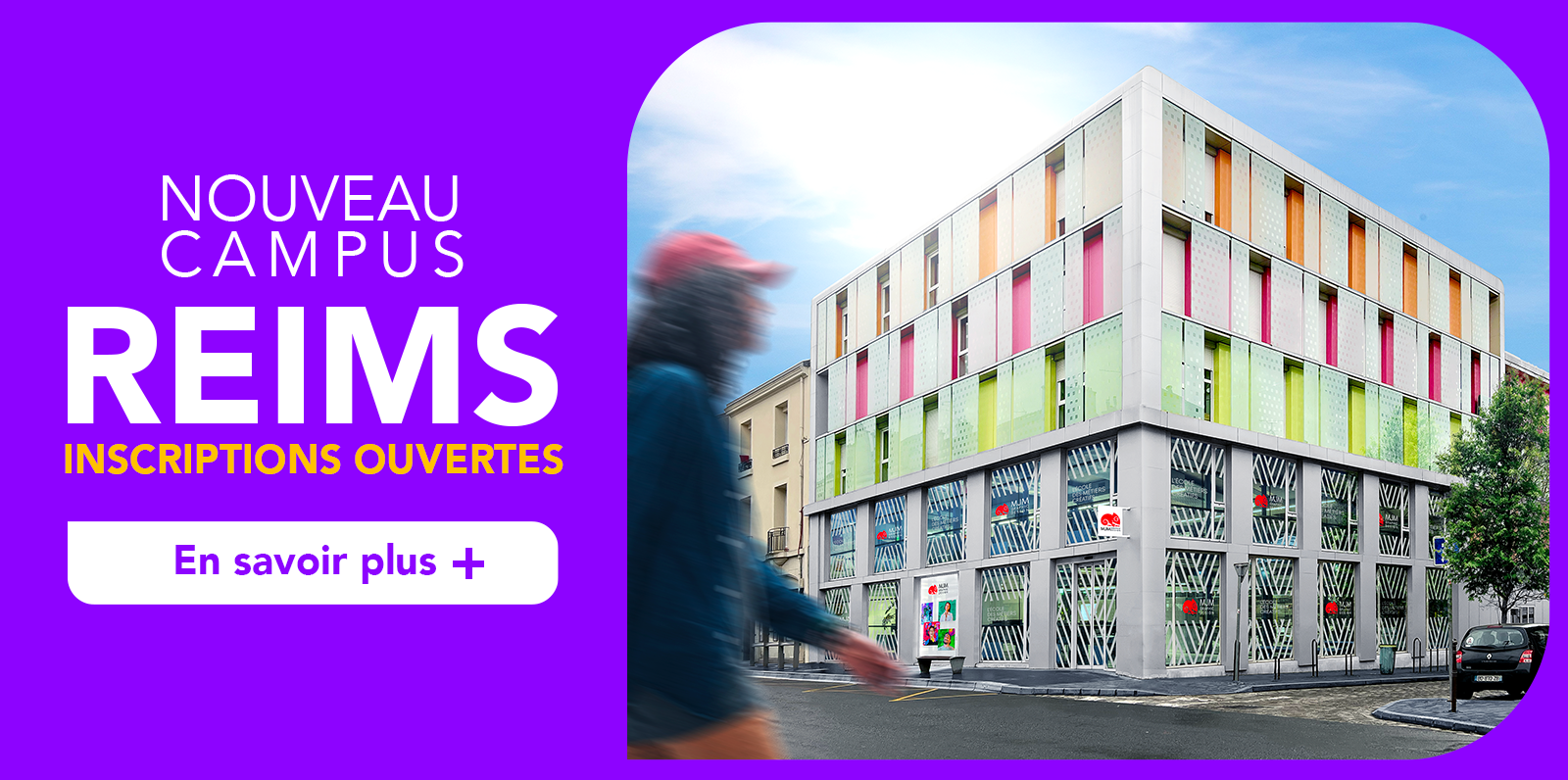 MJM Graphic Design nouveau campus à Reims
